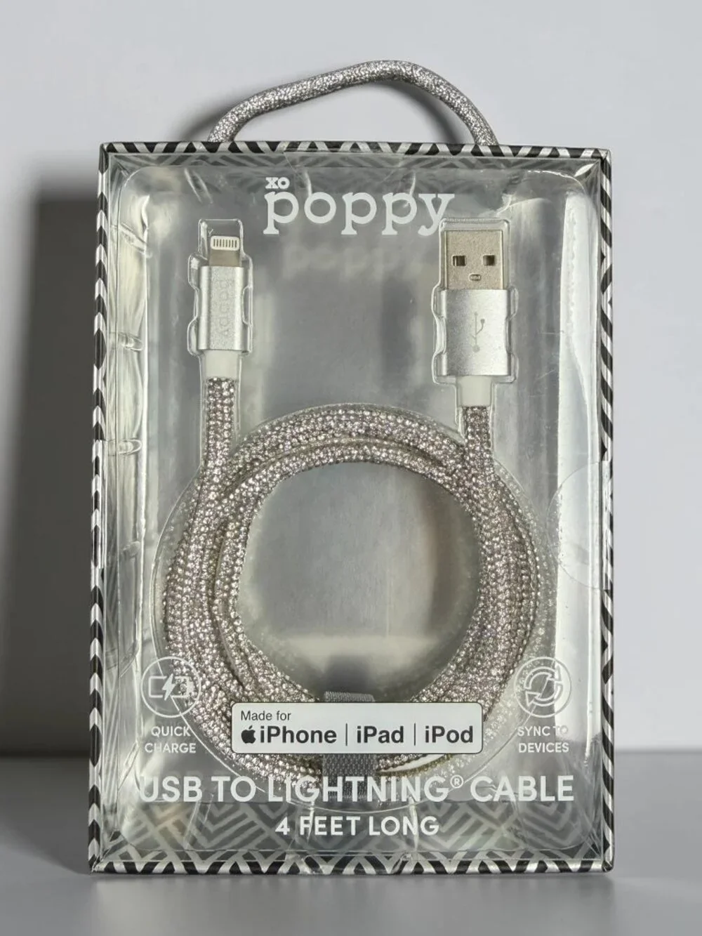 XO Poppy iphone//Ipad USB lightening cable
